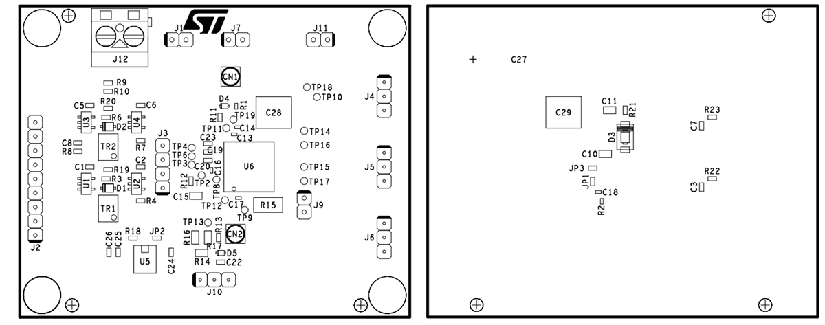 STMicroelectronics EVALMASTERGANデモボード